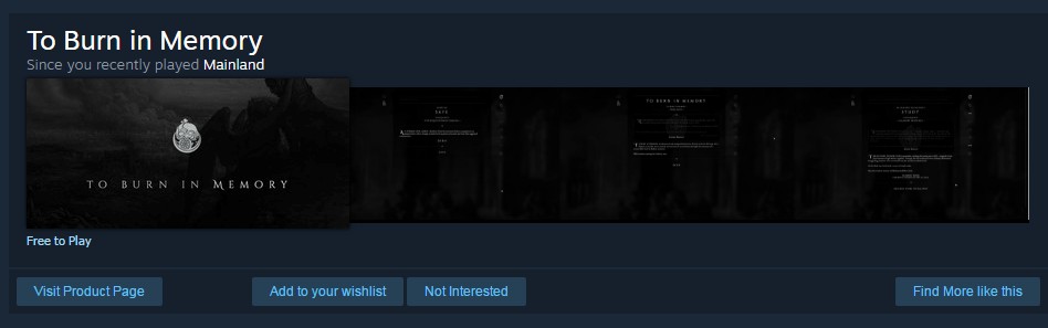 Steam Store Recommendation