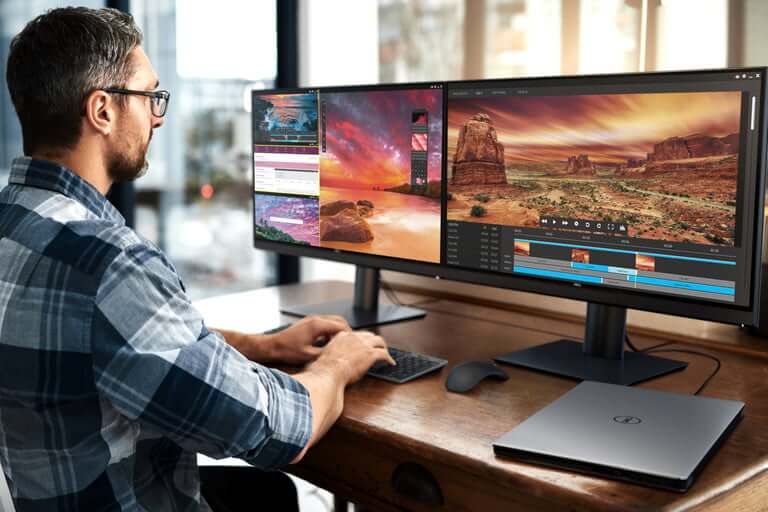 dell ultrasharp 27 4k premiercolor monitor front